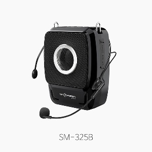 [삼주전자] SM-325B 휴대용 메가폰/ 무선 헤드셋마이크 제공/ 25W